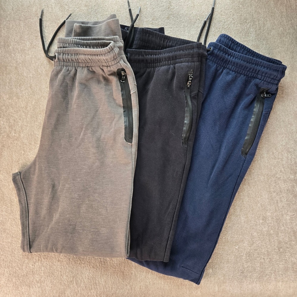 Boys Old Navy Active Dynamic Fleece Jogger Black Gray Blue Size XXL (18) 3 Pairs